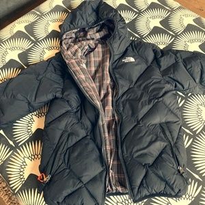Northface down jacket with hood